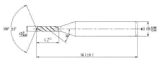 slot drill drawing